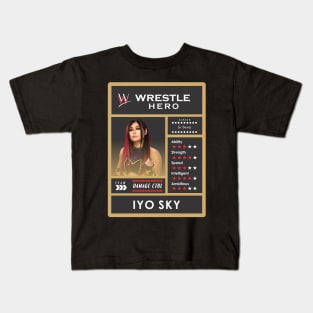 wwe card iyo sky Kids T-Shirt